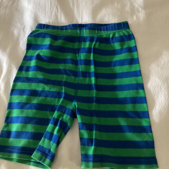 Hanna andersson size 14 green blue pj cotton short set - Picture 8 of 16
